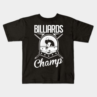 Billards champ Kids T-Shirt